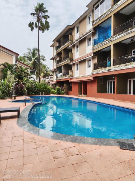 Marine Apartments 2bhk Calangute Goa, Foglalás Apartman Goa szállodák medencével, Uszoda