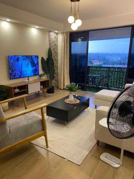 urban loft retreat apartment with fully equipped gym ,heated swimming pool, private parking and relaxing rooftop with breath taking views, Foglalás Apartman Nairobi Nairobi