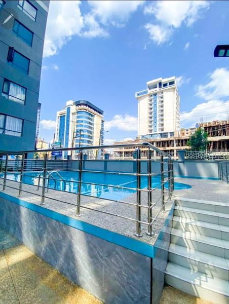 classy executive one bedroom apartment with swimming pool, fully equipped gym ample parking space and amazing scenic views, Foglalás Apartman Nairobi Nairobi