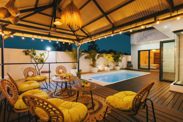 Modern Villa 3BR - Private Pool - Rooftop Bar BBQ, Foglalás  Szállodák Mauritius North Coast medencével, Uszoda